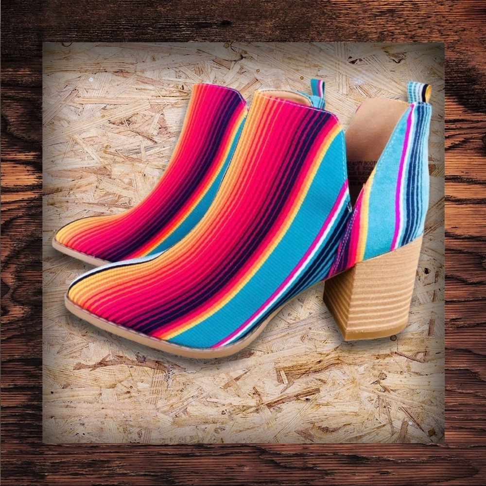 Serape Booties - Picture 14 of 16